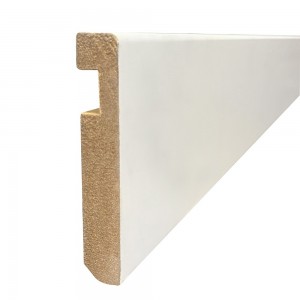 Rodapié Blanco papel diseño ancho de 9 cm (Tira de 2.25 m/l)